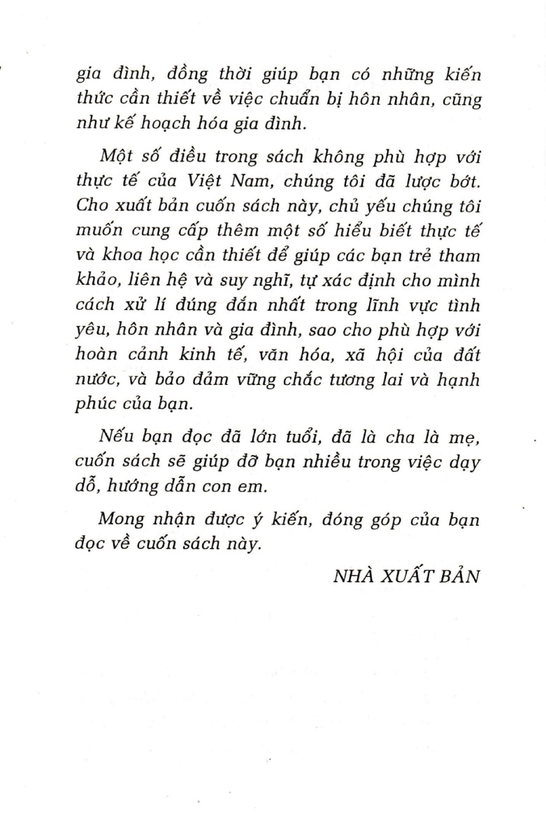 Tình Yêu, Tình Dục Và Gia Đình - HA