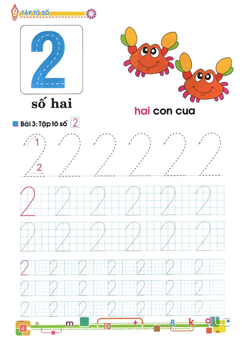 Tủ Sách Bé Vào Lớp Một - Tập Tô Số Lớp 1