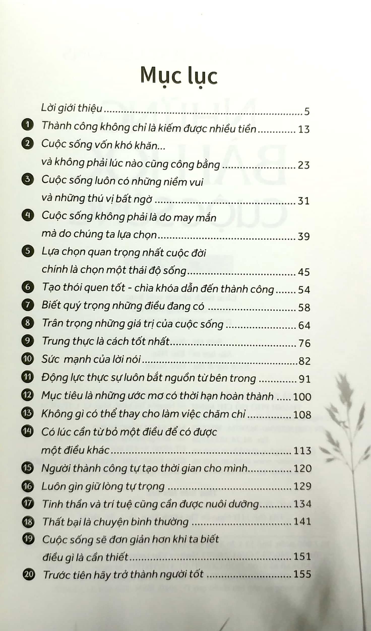 Những Bài Học Cuộc Sống (Tái Bản)