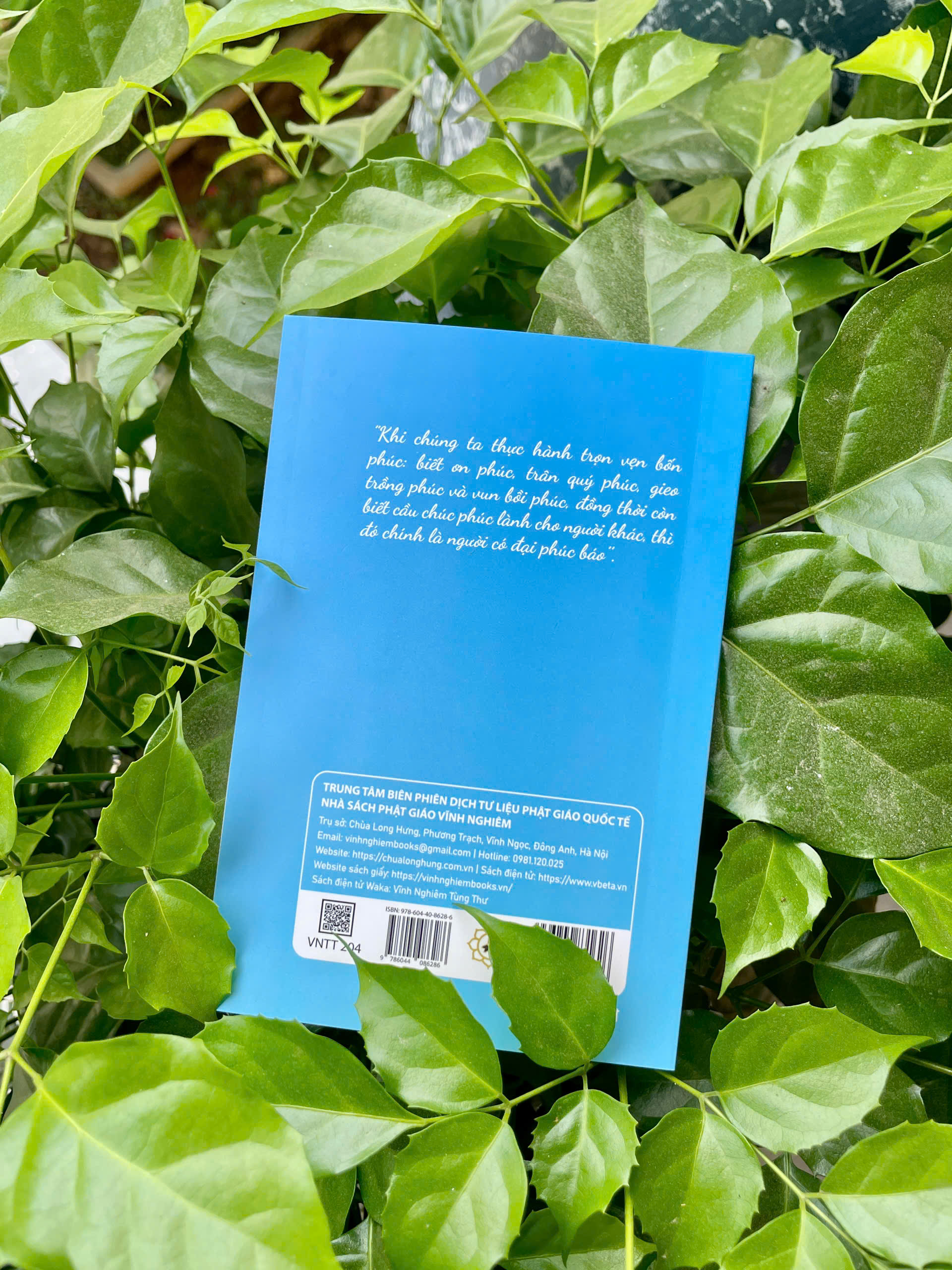 Sách - Tôi chúc phúc cho bạn - Hòa thượng Thánh Nghiêm - Vĩnh nghiêm Books