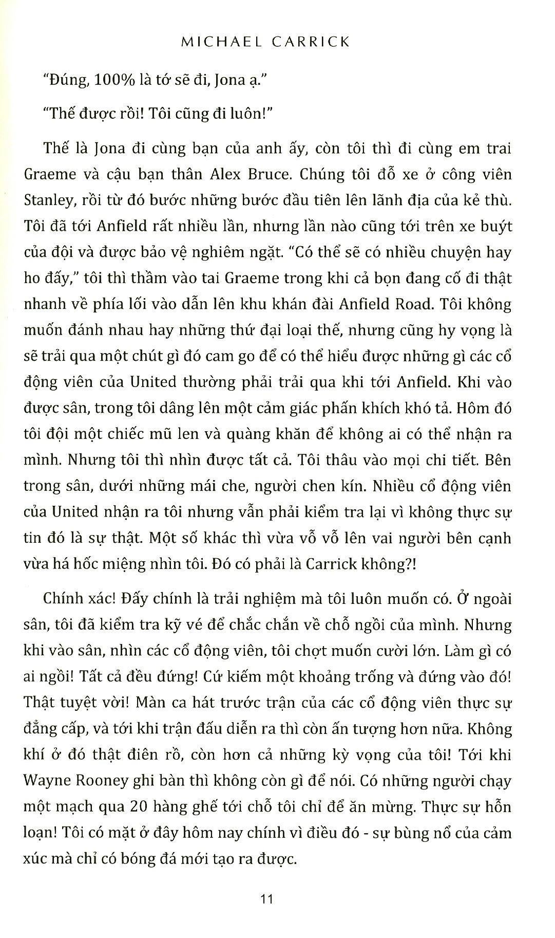 Tự Truyện Michael Carrick – Giữa Những Lằn Ranh