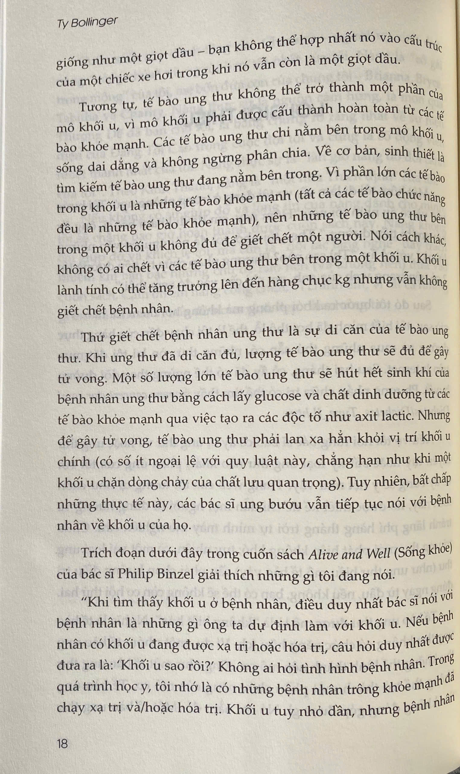 Ung Thư - Sự Thật, Hư Cấu, Gian Lận và Những Phương Pháp Chữa Lành Không Độc Hại