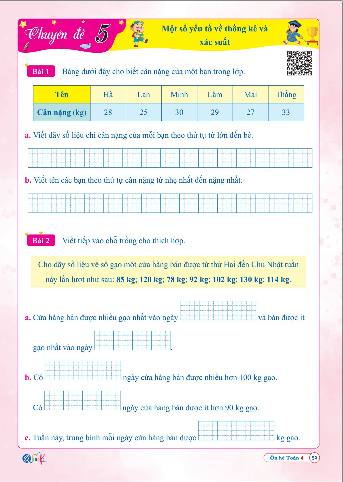 Sách Ôn Hè Toán Lớp 4 ( Dành cho học sinh lớp 4 lên lớp 5)