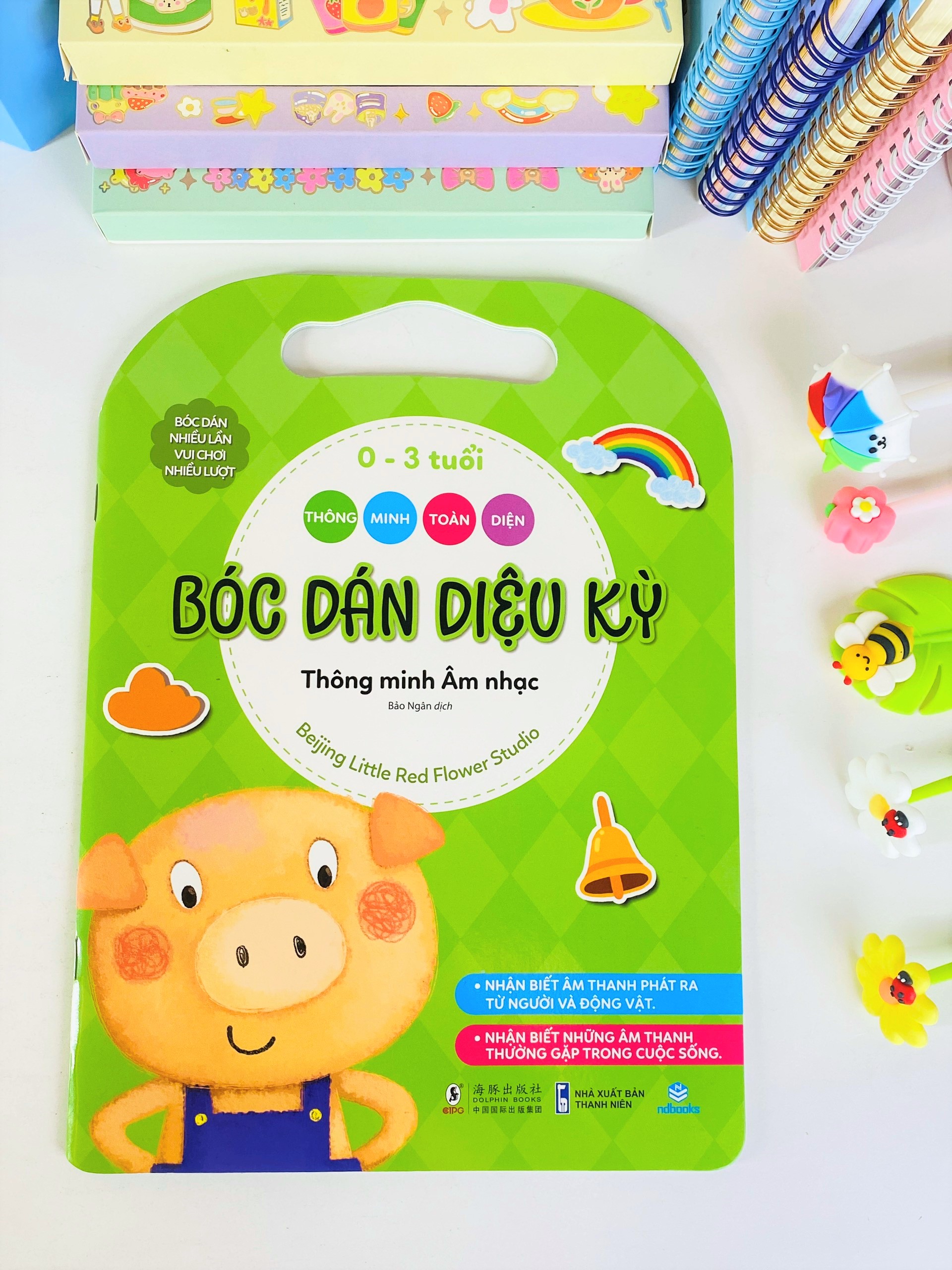 Sách - Bộ 8 cuốn Bóc Dán Diệu Kỳ ( 0-3 tuổi Thông Minh Toàn Diện ) - ndbooks