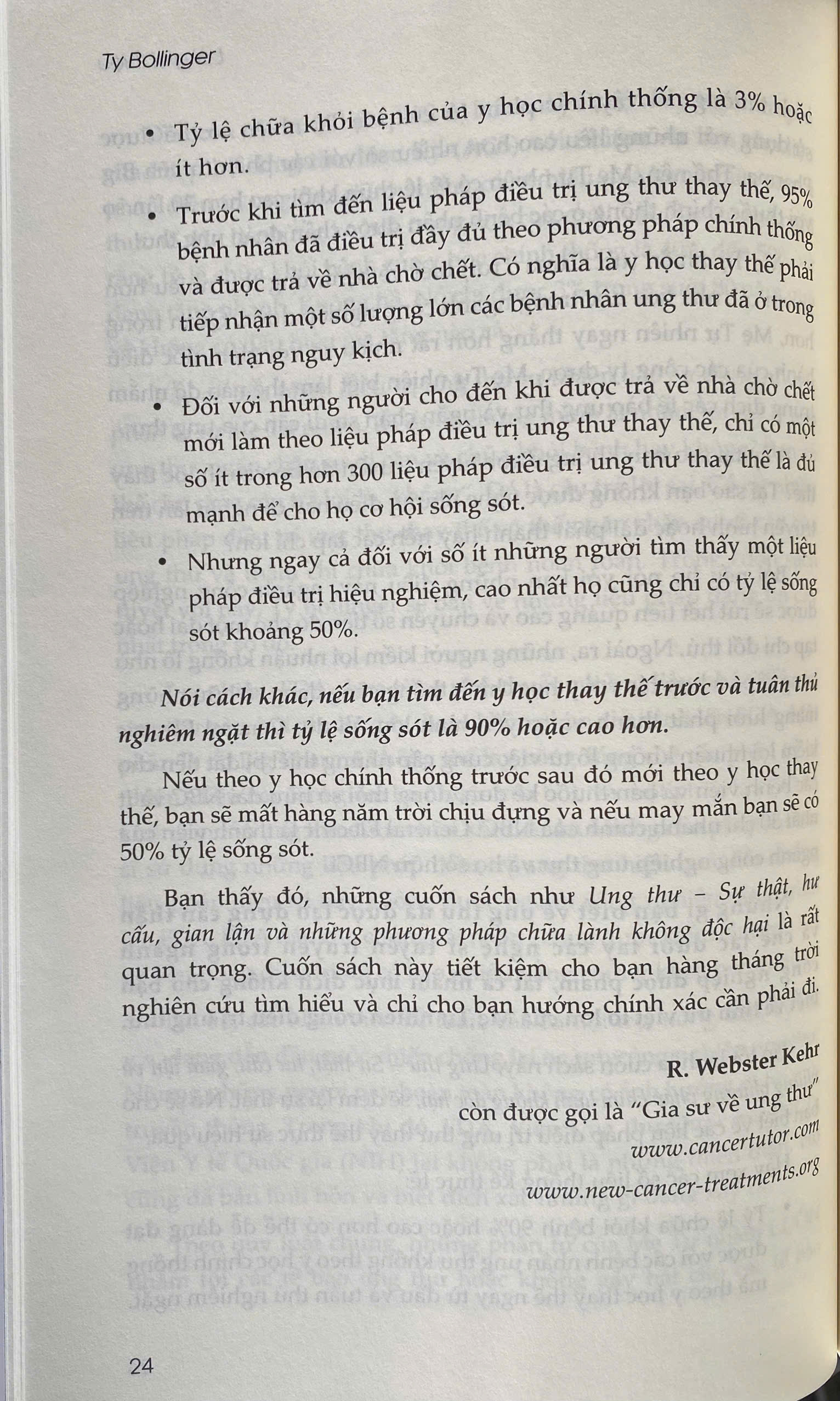 Ung Thư - Sự Thật, Hư Cấu, Gian Lận và Những Phương Pháp Chữa Lành Không Độc Hại