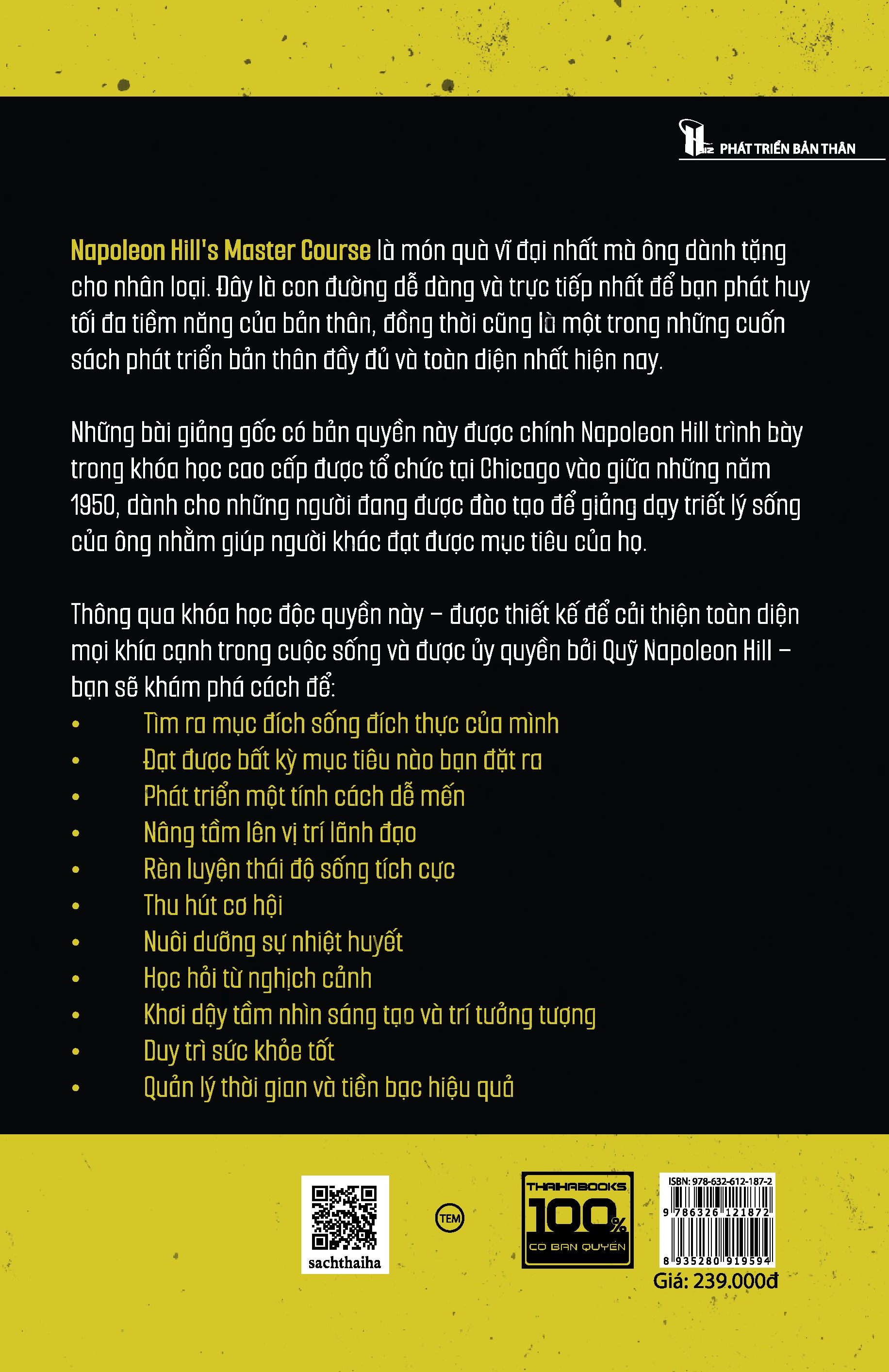 Khoa Học Về Thành Công - Napoleon Hill