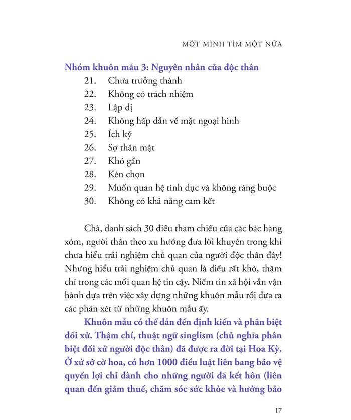 Một Mình Tìm Một Nửa