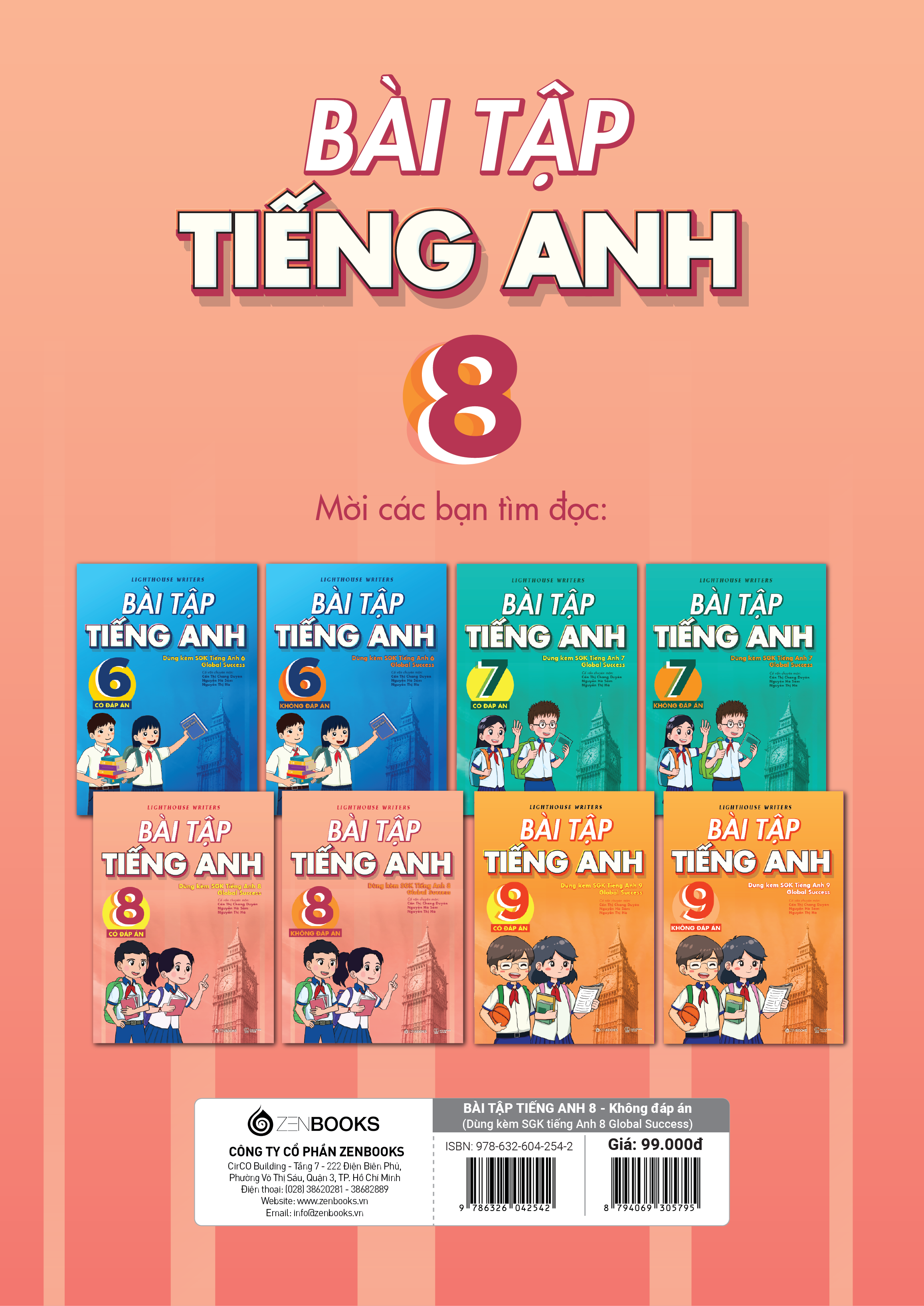 Bài Tập Tiếng Anh 8 - Không đáp án (Dùng kèm SGK Tiếng Anh 8 Global Success)