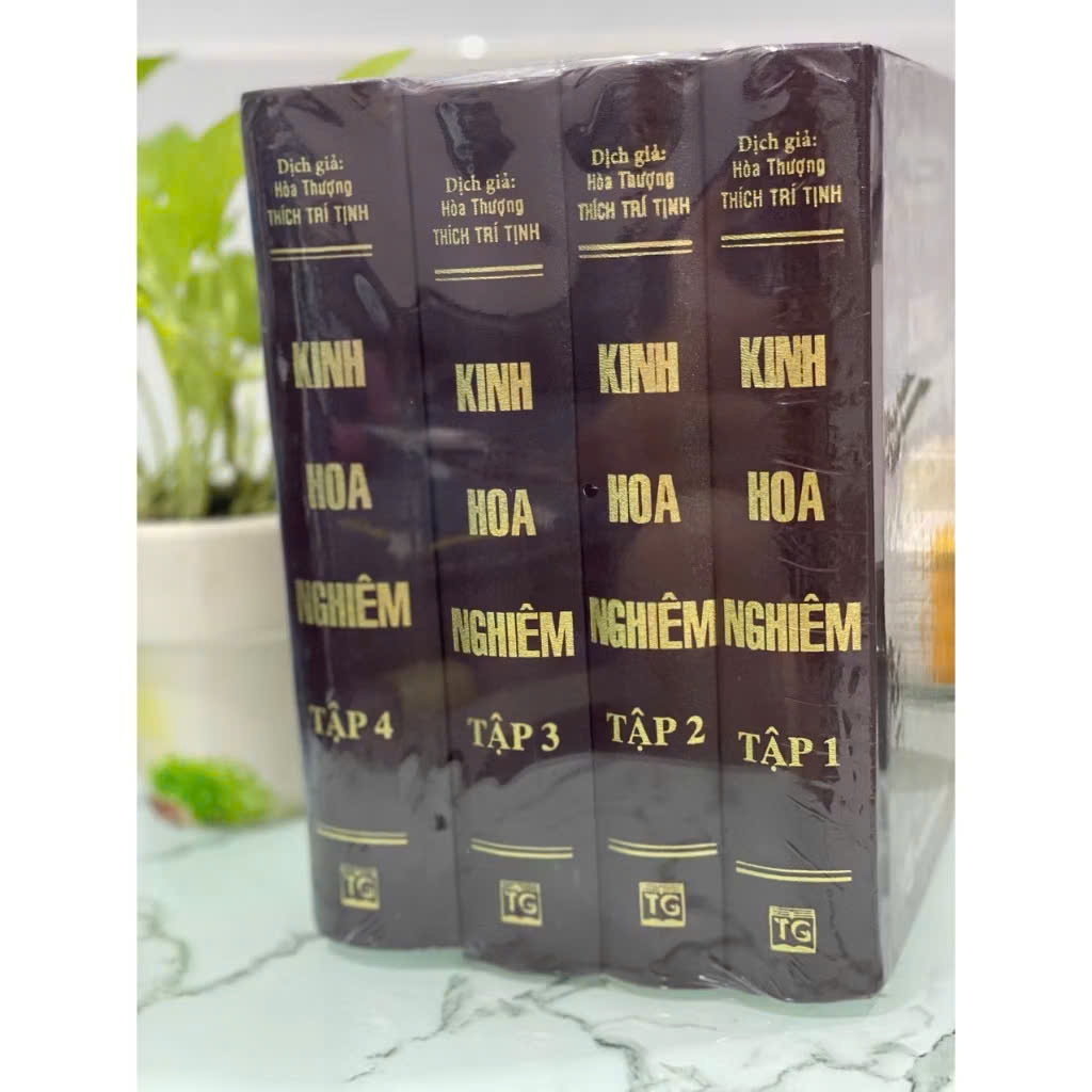 Sách - Kinh Đại Phương Quảng Phật Hoa Nghiêm (bộ 4 cuốn) - Bìa cứng