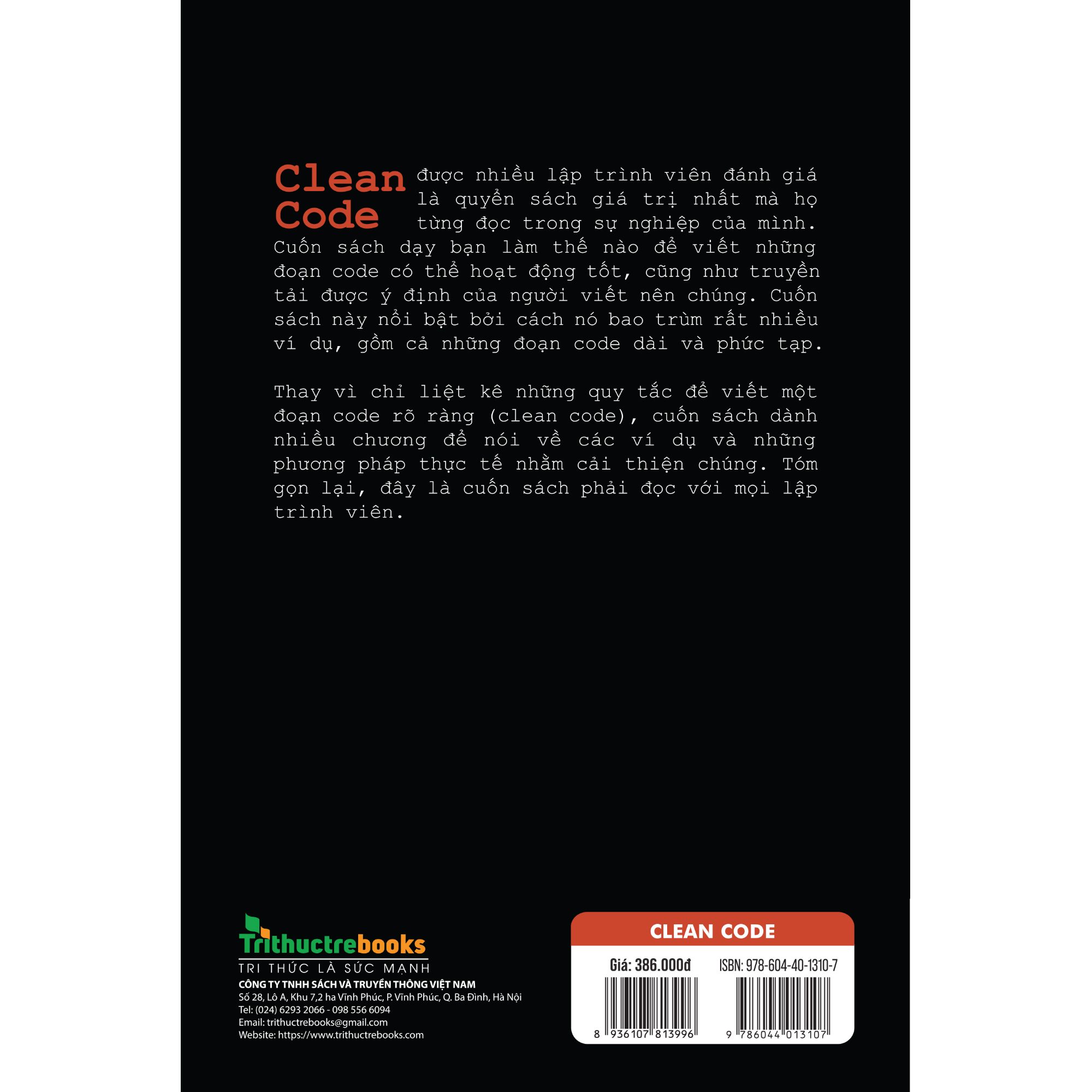 Clean Code – Mã Sạch Và Con Đường Trở Thành Lập Trình Viên Giỏi