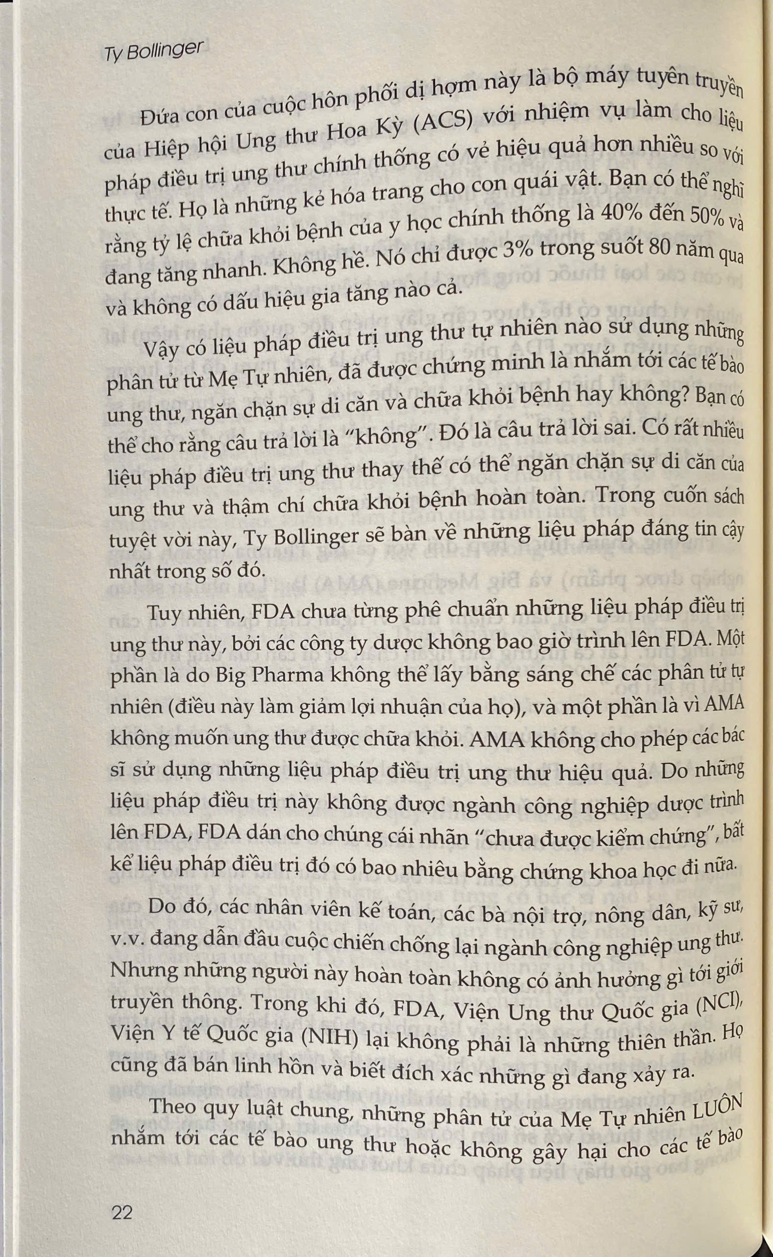 Ung Thư - Sự Thật, Hư Cấu, Gian Lận và Những Phương Pháp Chữa Lành Không Độc Hại