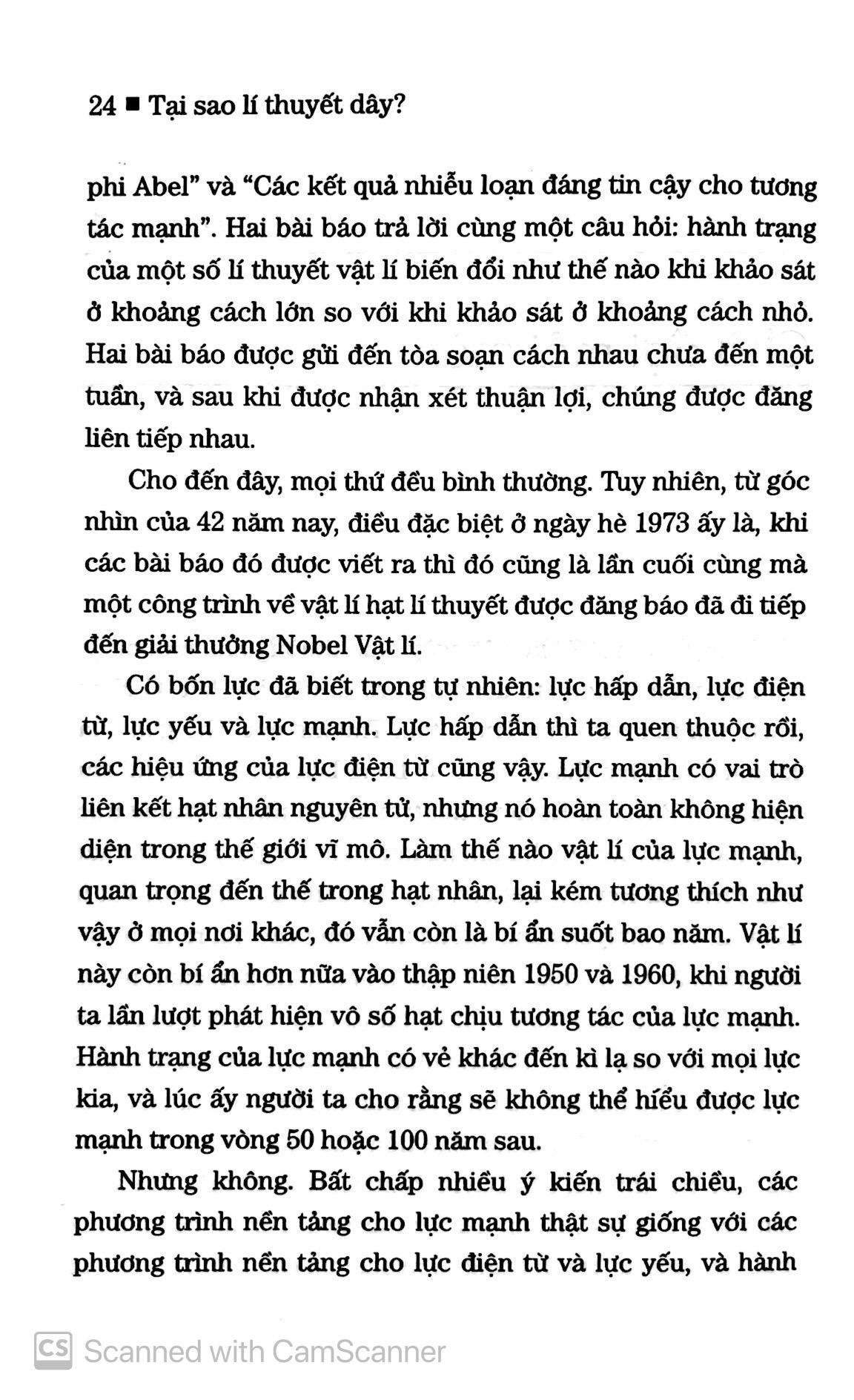 Tại Sao Lí Thuyết Dây?