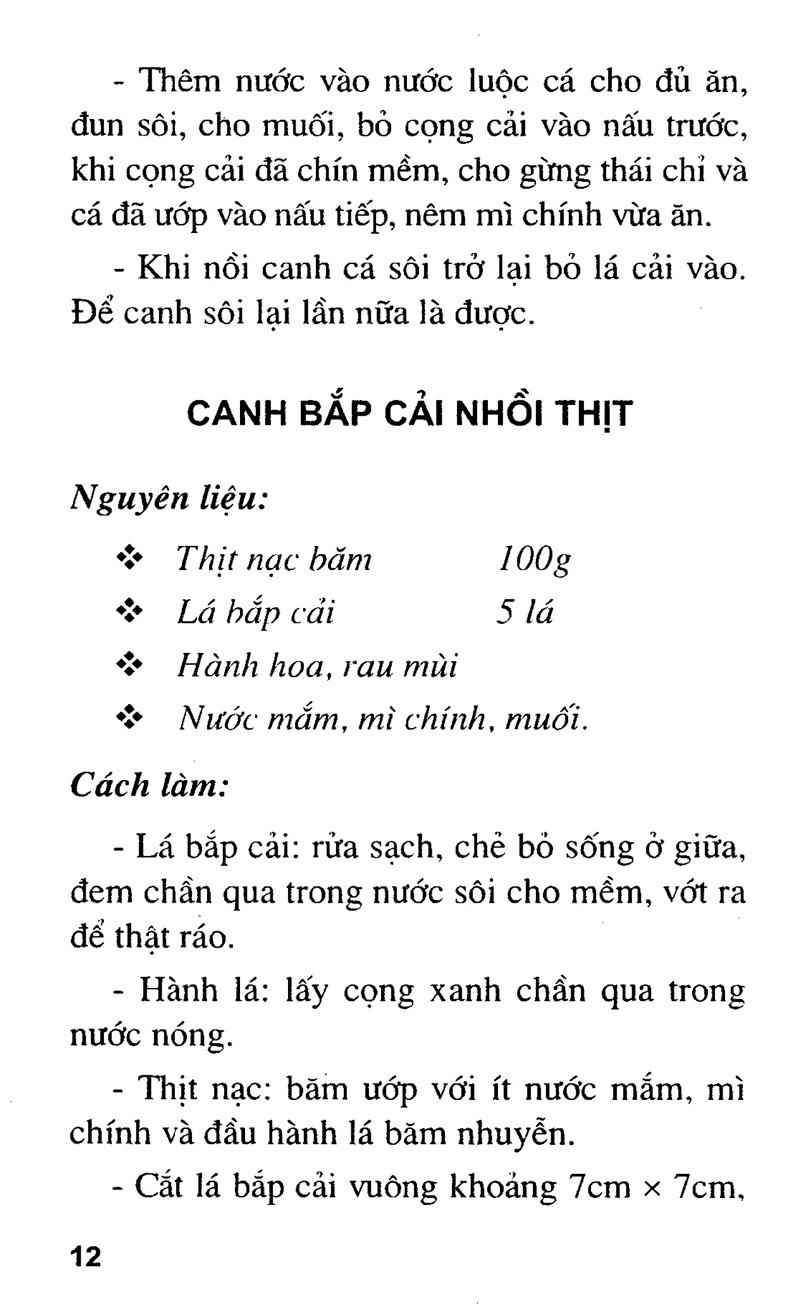 Các Món Canh Ngon (Tái Bản 2016)