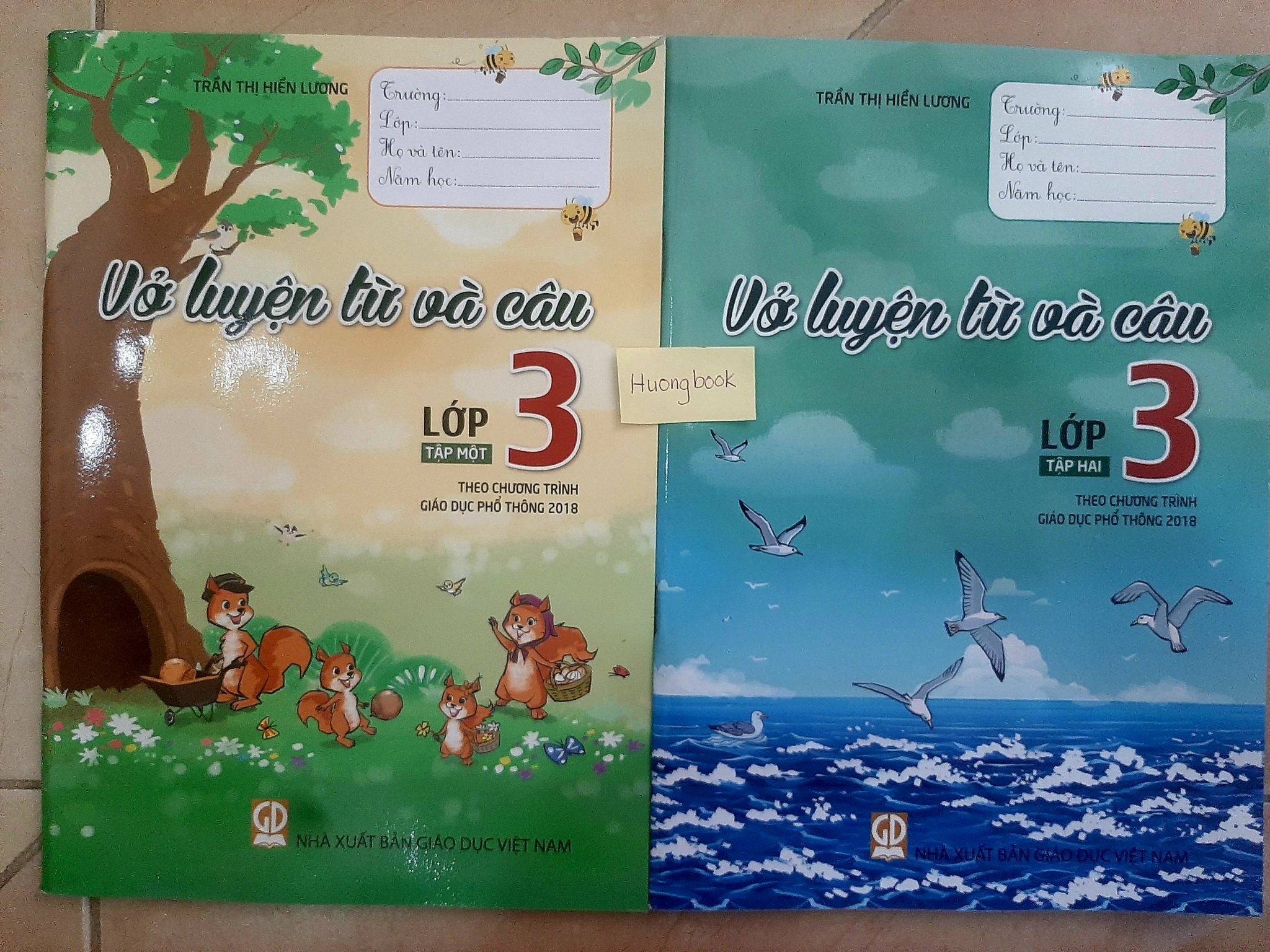 Sách - Vở luyện từ và câu lớp 3 - tập 1 ( theo chương trình giáo dục phổ thông 2018 )