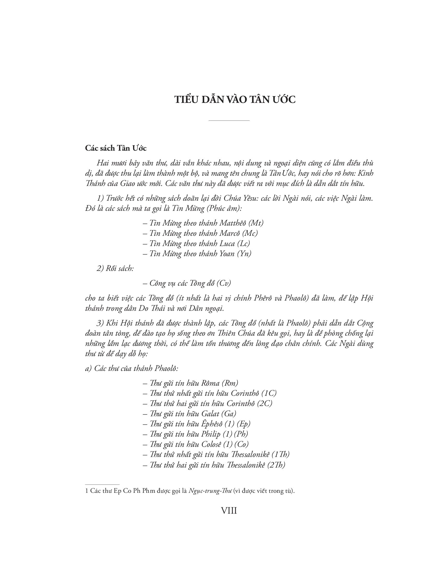 Kinh Thánh - Tân Ước