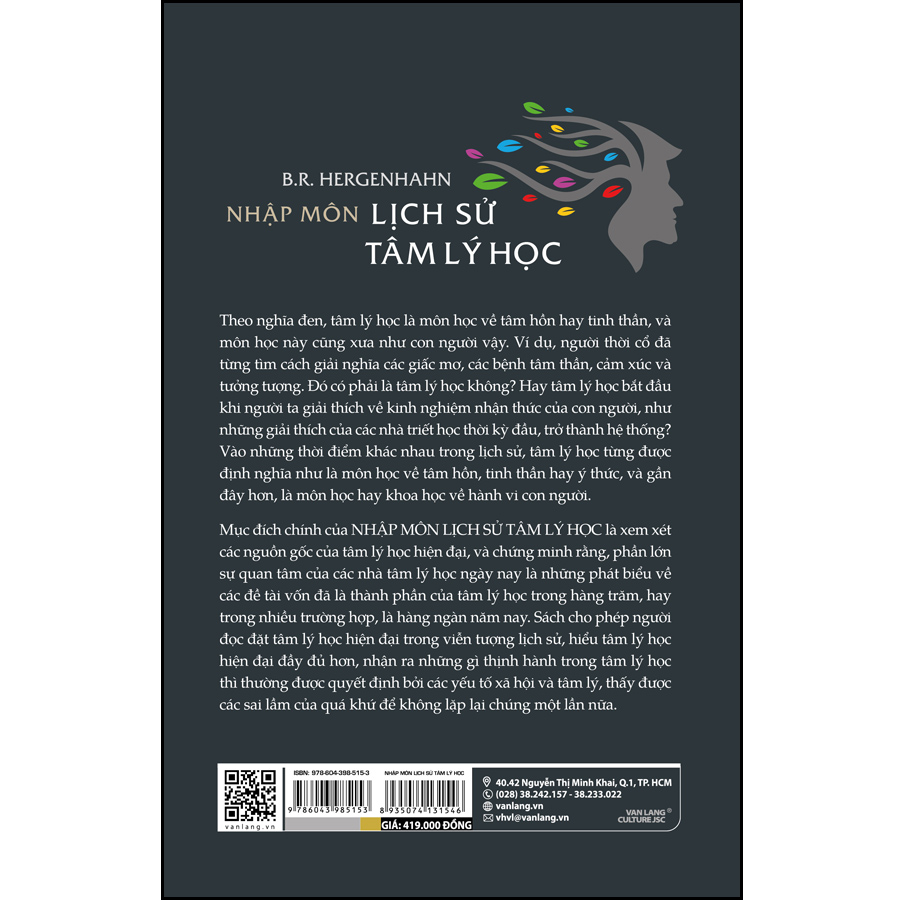 Nhập Môn Lịch Sử Tâm Lý Học