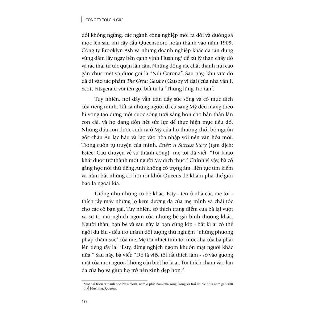 Sách - Công Ty Tôi Giữ Cuộc Đời Của Tôi Trong Ngành Mỹ Phẩm - Tân Việt Books