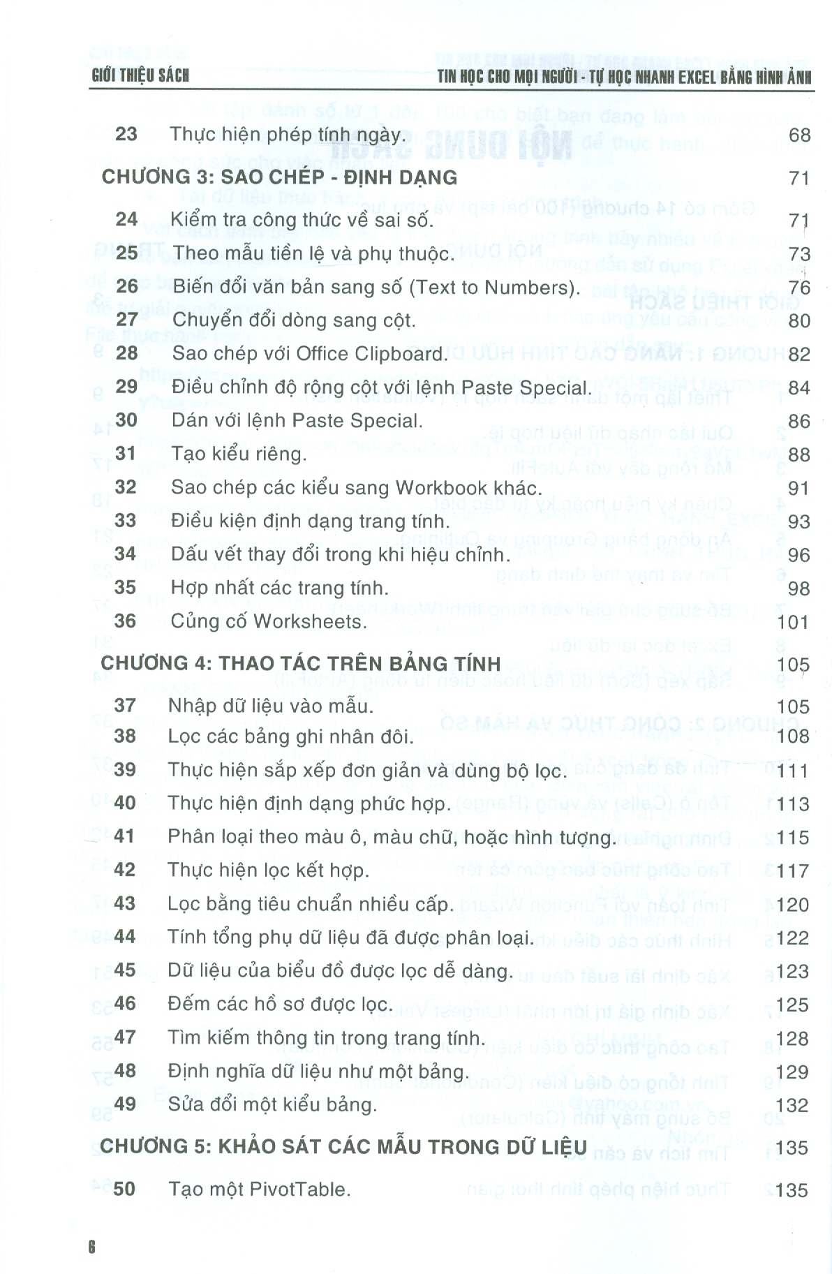 Tin Học Cho Mọi Người - Tự Học Nhanh Excel Bằng Hình Ảnh (Dùng cho các phiên bản 2021-2019-2016-2013; Hơn 100 câu hỏi thường gặp khi làm việc với Excel; Thực hành excel với các hướng dẫn từng bước)