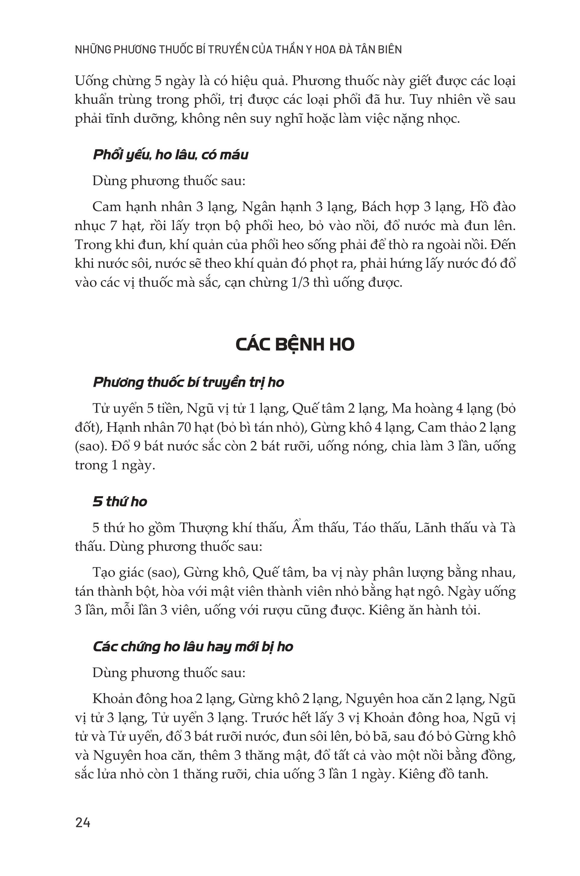 Sách - Những Phương Thuốc Bí Truyền Của Thần Y Hoa Đà - Tân Biên