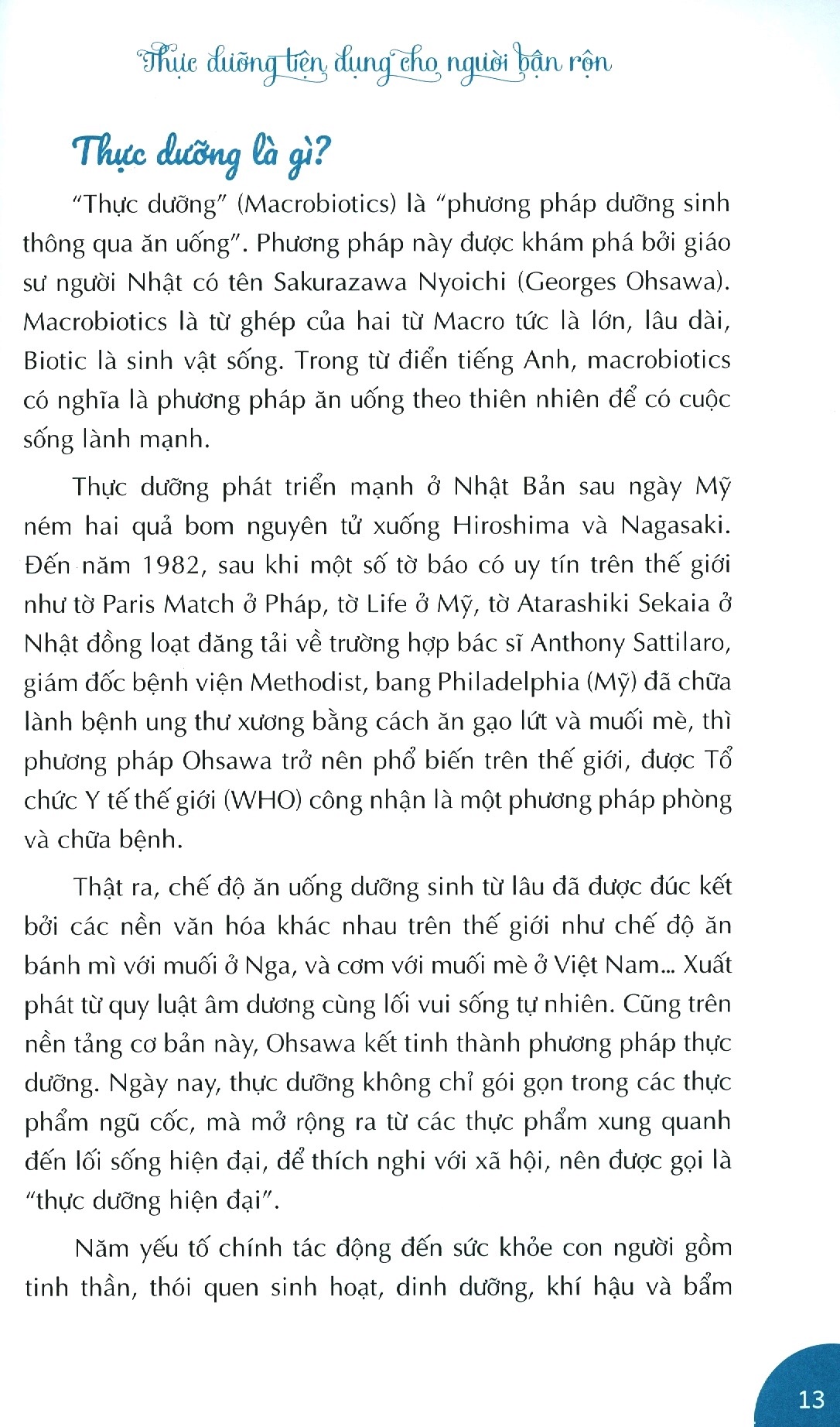 Thực Dưỡng Tiện Dụng Cho Người Bận Rộn (PN)