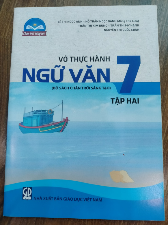Sách - Combo Vở thực hành Ngữ văn 7 - tập 1 + 2 (Bộ sách Chân trời sáng tạo)
