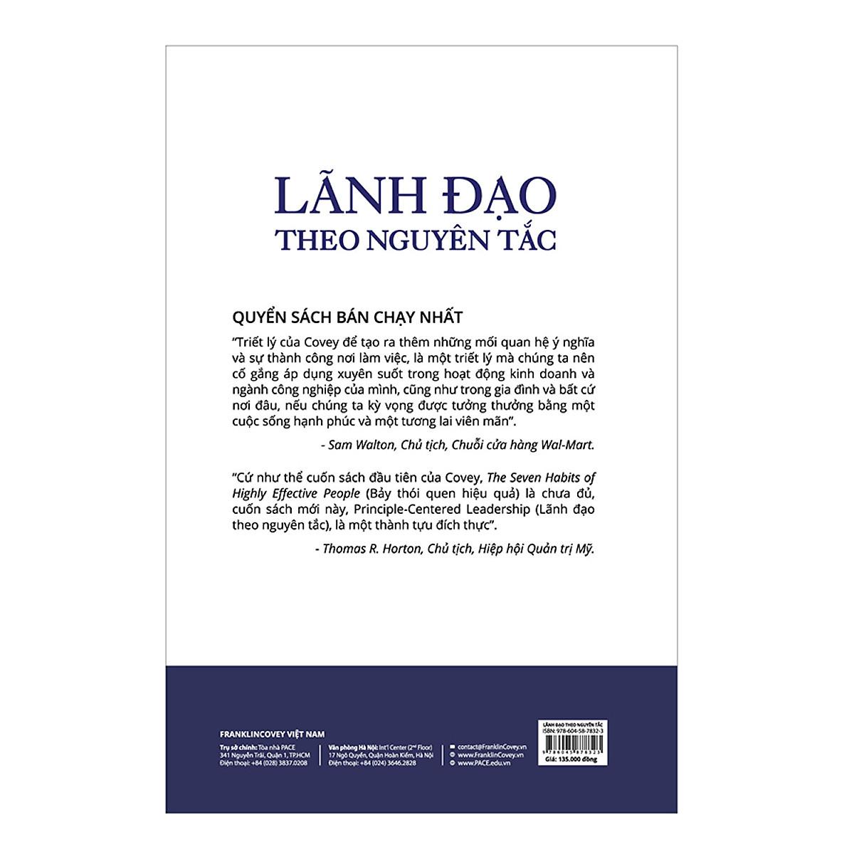 Lãnh Đạo Theo Nguyên Tắc (Principle-Centered Leadership) - Stephen R. Covey - PACE Books