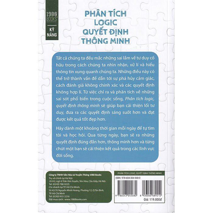 Sách Phân Tích Logic Quyết Định Thông Minh - BẢN QUYỀN