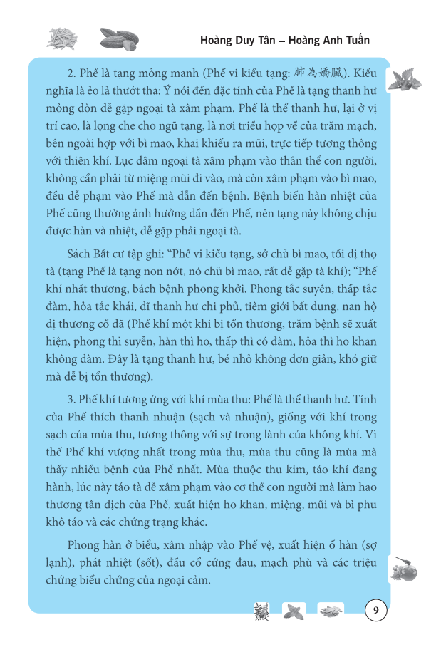 Phế Đại Trường Trong Đông Y