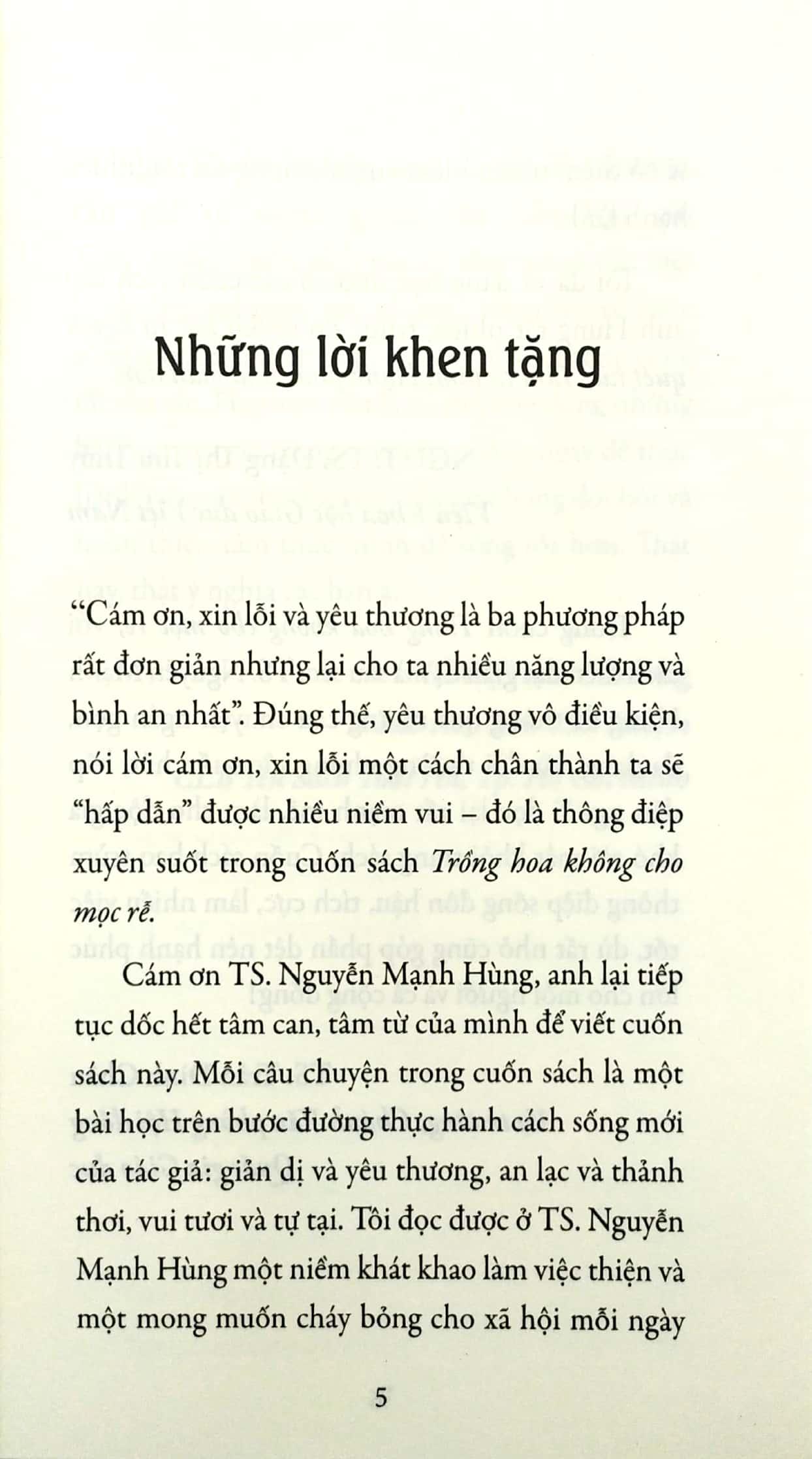 Trồng Hoa Không Cho Mọc Rễ (Tái Bản)