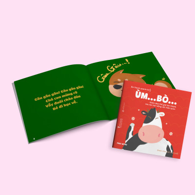 Combo Sách Ehon 7 Cuốn: Động Vật + Âm Thanh Quanh Bé