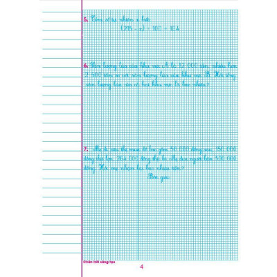 Sách - Vở Ô Li Bài Tập Toán Lớp 4 - Quyển 2 - Biên Soạn Theo Chương Trình SGK Chân Trời Sáng Tạo - Hồng Ân