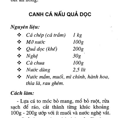 Các Món Canh Ngon (Tái Bản 2016)