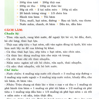 30 Món Ngon Đãi Tiệc (VT)