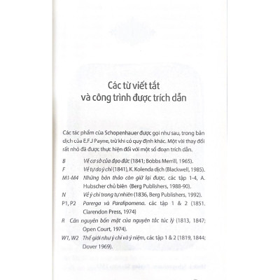 Dẫn Luận Về Schopenhauer