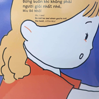 Sách Ehon Miu Bé Nhỏ Tự Tin Tỏa Sáng - Đừng Buồn Khi Không Phải Người Giỏi Nhất