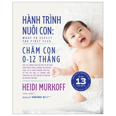 (Bìa cứng) HÀNH TRÌNH NUÔI CON - Chăm Con 0-12 Tháng - What To Expect The First Year - Heidi Murkoff
