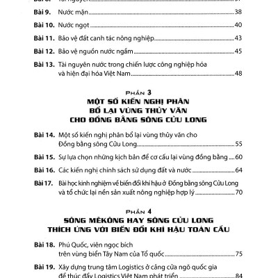 Sông Mê Kông Hay Sông Cửu Long Với Biến Đổi Khí Hậu Toàn Cầu