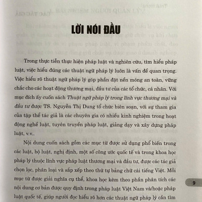 Thuật Ngữ Pháp Lý Trong Lĩnh Vực Thương Mại và Đầu Tư