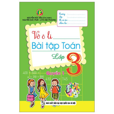 Sách - Vở Ô Li Bài Tập Toán Lớp 3 - Quyển 1
