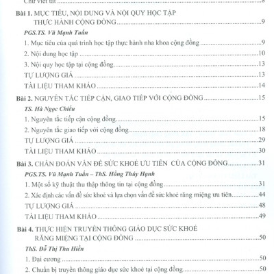 Thực Tế Nha Khoa Cộng Đồng