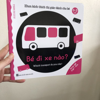 Trọn Bộ 6 Cuốn Ehon Kích Thích Thị Giác cho bé Song Ngữ Việt Anh - In mực chiết xuất tự nhiên - Chất liệu giấy ảnh chịu nước, chống thấm nước - Bé gặm nhấm không rách