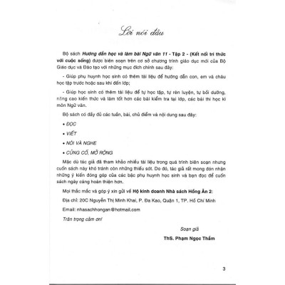 Sách Tham Khảo - Hướng Dẫn Học Và Làm Bài Ngữ Văn 11 - Tập 2 (Bám Sát SGK Kết Nối Tri Thức Với Cuộc Sống)  (HA-MK)