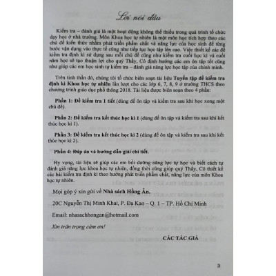 Tuyển Tập Đề Kiểm Tra Định Kì Khoa Học Tự Nhiên Lớp 7 ( Theo Chương Trình GDPT Mới )