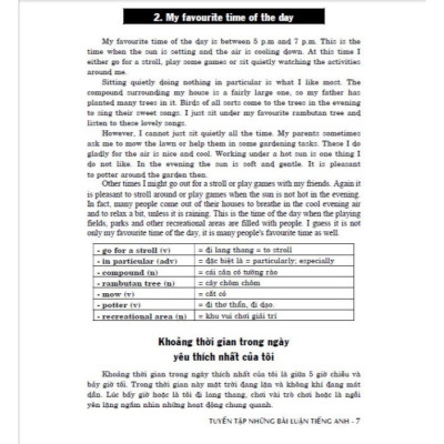 Tuyển Tập Những Bài Luận Tiếng Anh 