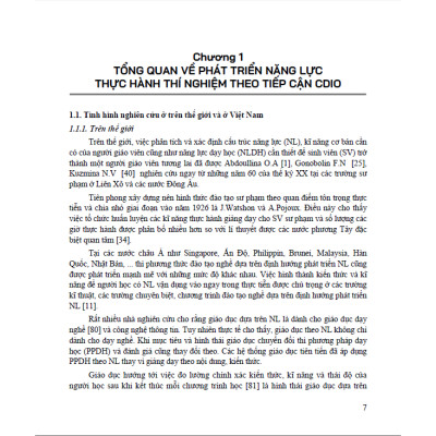 Sách - Phát triển năng lực thực hành thí nghiệm cho sinh viên sư phạm hóa học theo tiếp cận cdio