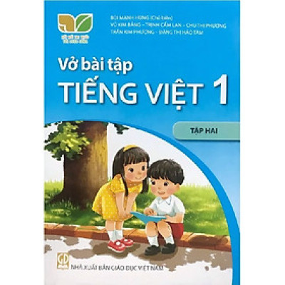 Sách Vở bài tập Tiếng Việt 1- tập hai- Kết Nối Tri Thức Với Cuộc Sống (Kèm bìa nilong bao sách)