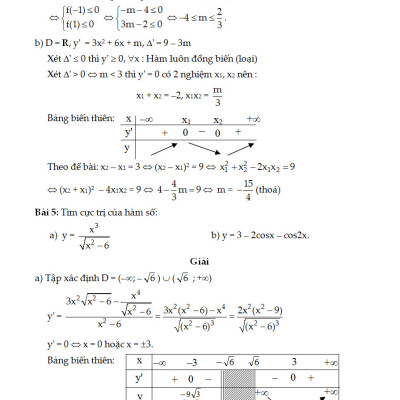 10 Trọng Điểm Luyện Thi THPT Quốc Gia Môn Toán _KV