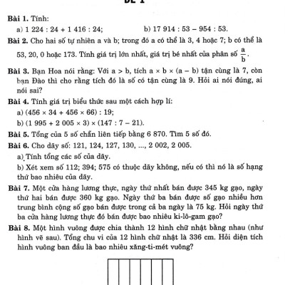 Bồi Dưỡng Học Sinh Giỏi Toán 4 Theo Chủ Đề (Dùng Chung Cho Các Bộ SGK Hiện Hành)_HA