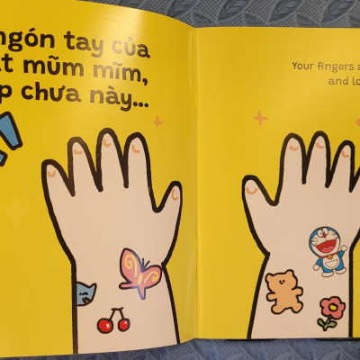 Sách Ehon Miu Bé Nhỏ Phần 4 Song Ngữ - Miu Bé Nhỏ Đừng Cắn Móng Tay Nhé