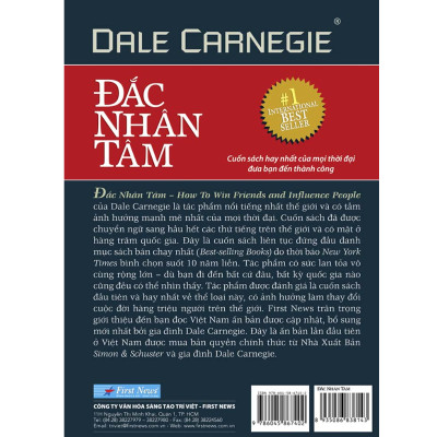 Sách Đắc Nhân Tâm (Bìa Cứng) (Tái Bản)